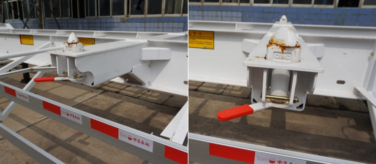 CIMC Tri Axle 40ft Container Chassis Trailer for Sale in Ivory Coast 