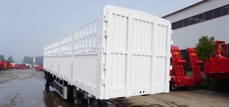 3 Axles 60 Ton Fence Cargo Semi Trailer for Sale in Mozambique