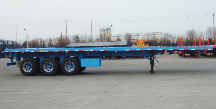 3 Axle 40 Foot Flatbed Semi Trailer for Sale in Zimbabwe Harare