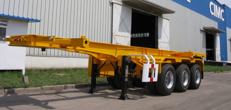 CIMC 3 Axle 20ft Skeletal Semi Trailer for Sale in Tanzania