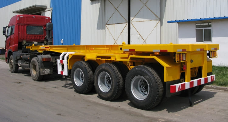 CIMC 3 Axle 20ft Skeletal Semi Trailer for Sale in Tanzania