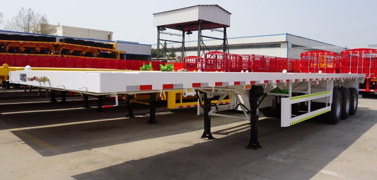CIMC 3 Axle 40 Foot Flatbed Semi Trailers for Sale Near Me in Jamaica