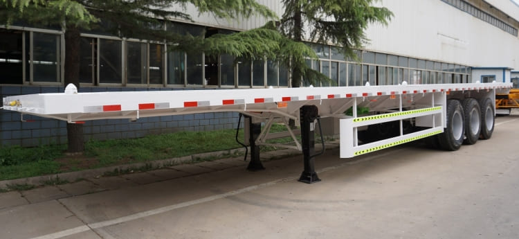 CIMC 3 Axle 40 Foot Flatbed Semi Trailers for Sale Near Me in Jamaica