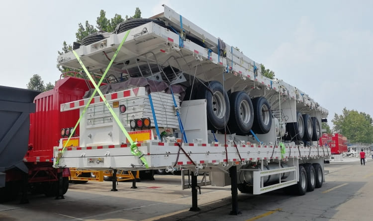 CIMC 3 Axle 40 Foot Flatbed Semi Trailers for Sale Near Me in Jamaica