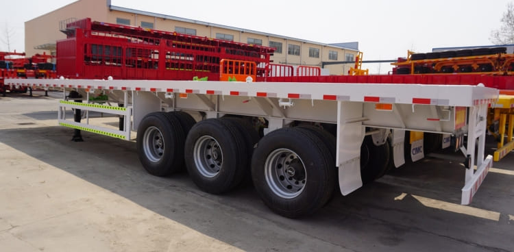 CIMC 3 Axle 40 Foot Flatbed Semi Trailers for Sale Near Me in Jamaica