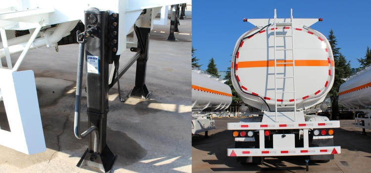 CIMC 3 Axle 45000 Liters Carbon Steel Fuel Tanker Trailer for Sale in Costa Rica