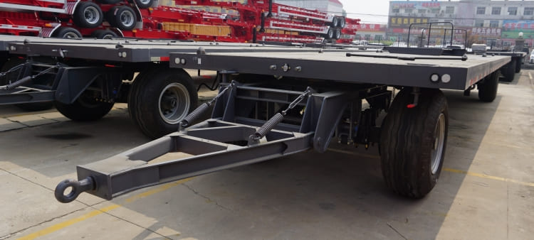 CIMC 20ft Full Flatbed Drawbar Trailer for Sale in Jamaica
