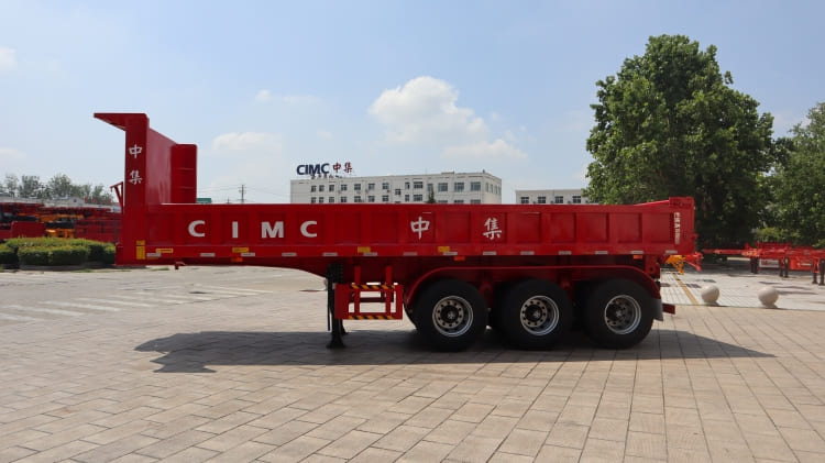 CIMC 3 Axle New Hydraulic Semi Tipper Trailers for Sale in Guam