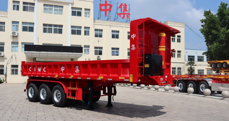 CIMC 3 Axle New Hydraulic Semi Tipper Trailers for Sale in Guam