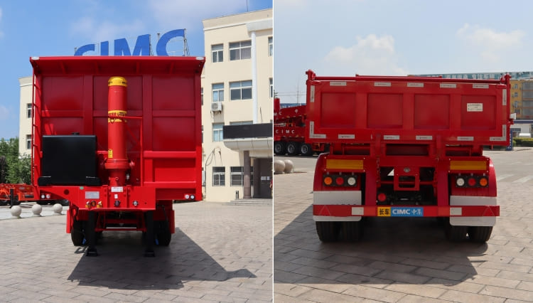 CIMC 3 Axle New Hydraulic Semi Tipper Trailers for Sale in Guam