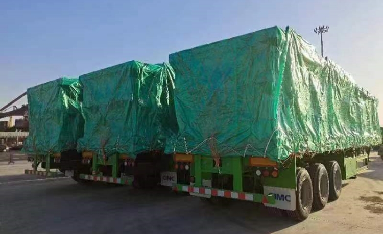 CIMC Tri Axle 48 Ft Flatbed Trailer for Sale Near Me in Senegal