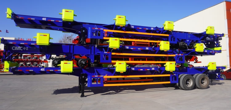45 Ft 2 Axle 50 Tons Yard Terminal Trailer for Sale in Jamaica
