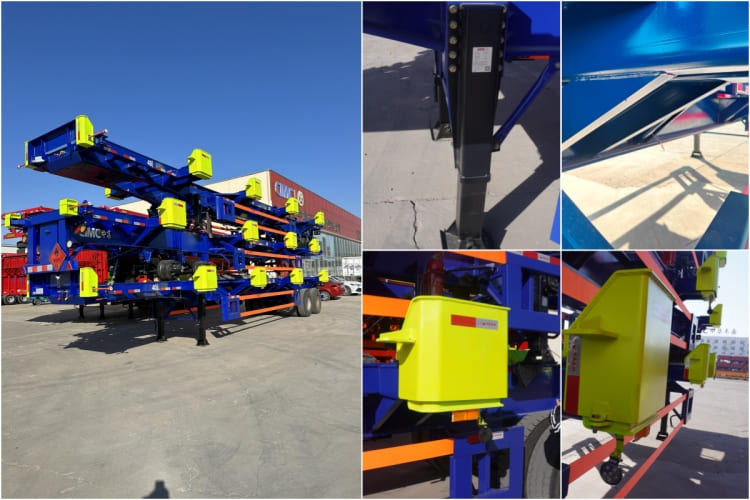 45 Ft 2 Axle 50 Tons Yard Terminal Trailer for Sale in Jamaica