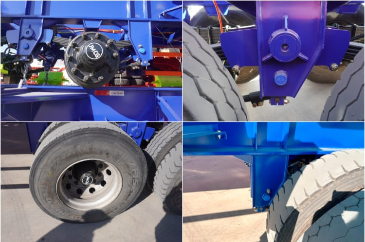 45 Ft 2 Axle 50 Tons Yard Terminal Trailer for Sale in Jamaica