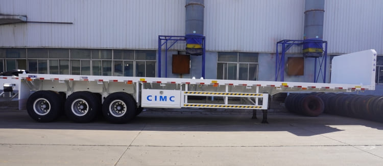 CIMC 3 Axle 40 Ft Container Trailer Flatbed Semi Trailer for Sale in Kenya