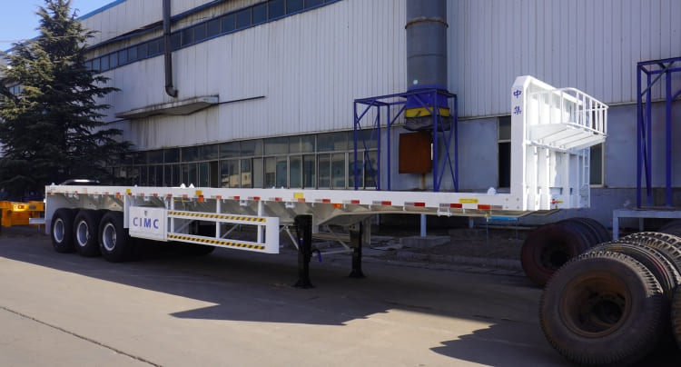 CIMC 3 Axle 40 Ft Container Trailer Flatbed Semi Trailer for Sale in Kenya