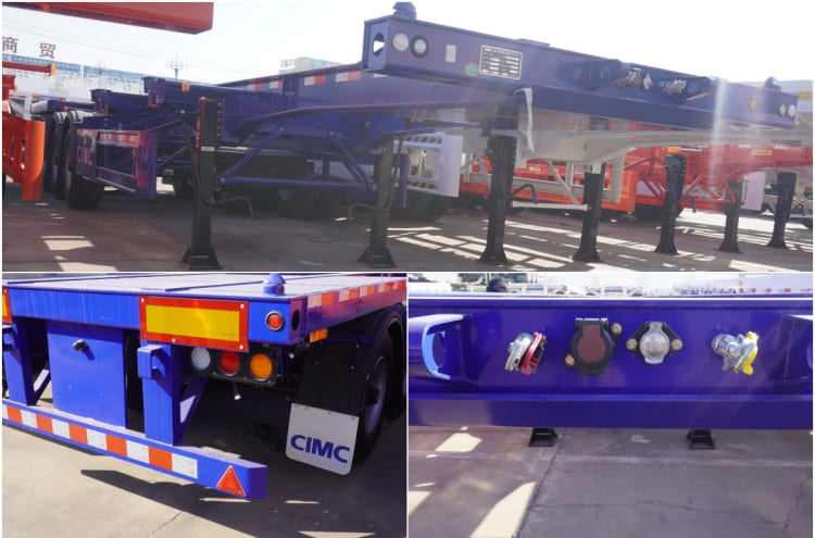 CIMC 40ft Container Chassis Trailer for Sale in Zimbabwe Harare | CIMC Chassis for Sale
