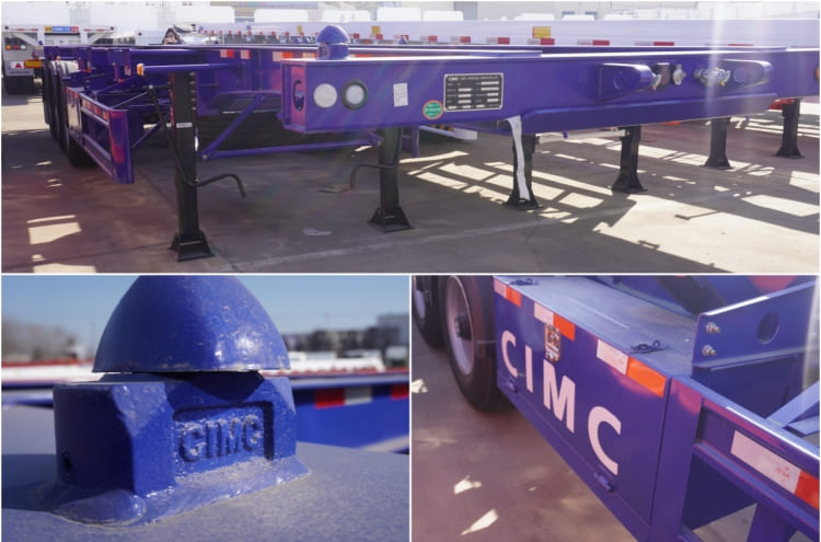 CIMC 40ft Container Chassis Trailer for Sale in Zimbabwe Harare | CIMC Chassis for Sale