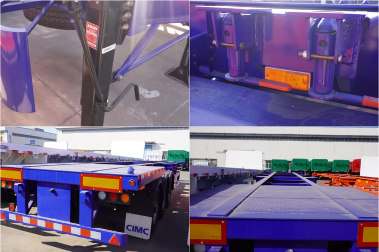 CIMC 40ft Container Chassis Trailer for Sale in Zimbabwe Harare | CIMC Chassis for Sale