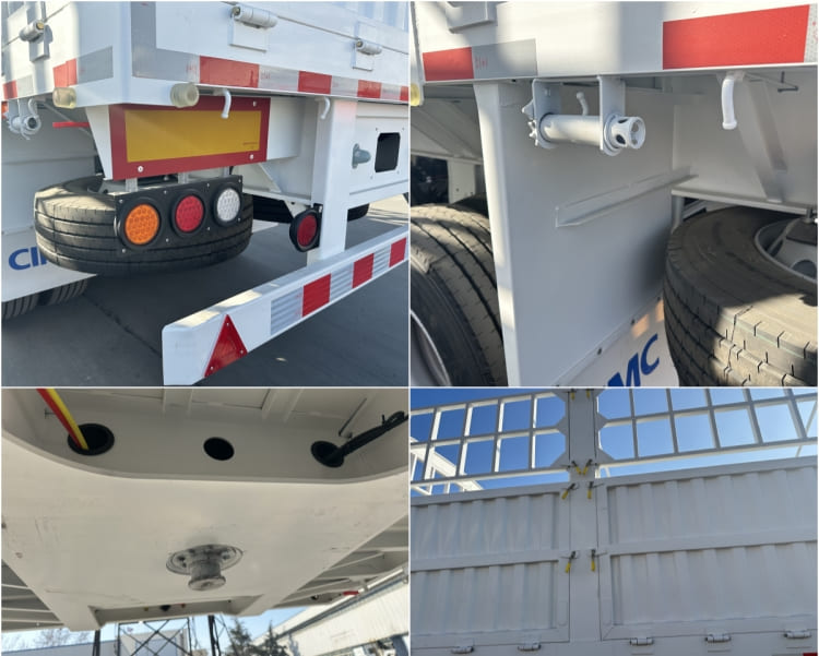 CIMC 3 Axle 60 Ton Fence Cargo Semi Trailer for Sale in Guyana