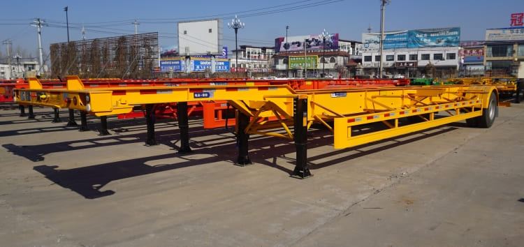 CIMC 40ft Skeleton Semi Trailer for Sale in Tanzania