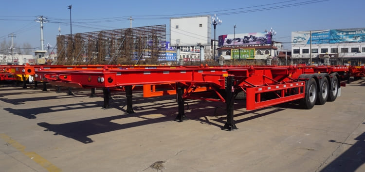 CIMC 40ft Skeleton Semi Trailer for Sale in Tanzania