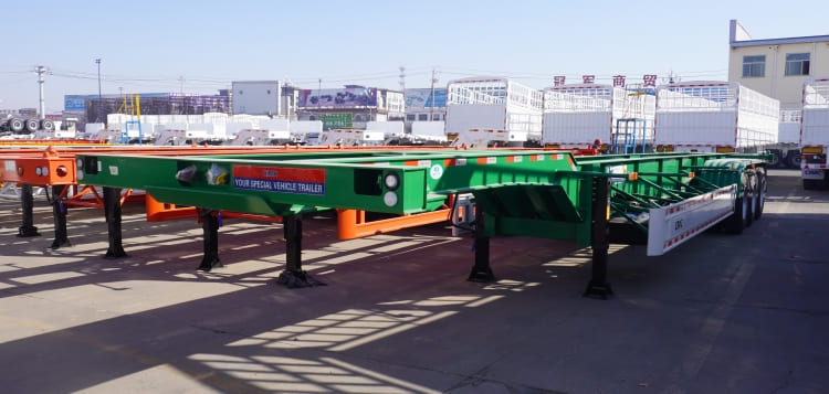 CIMC Tri Axle 40ft Container Chassis Trailer for Sale in Congo