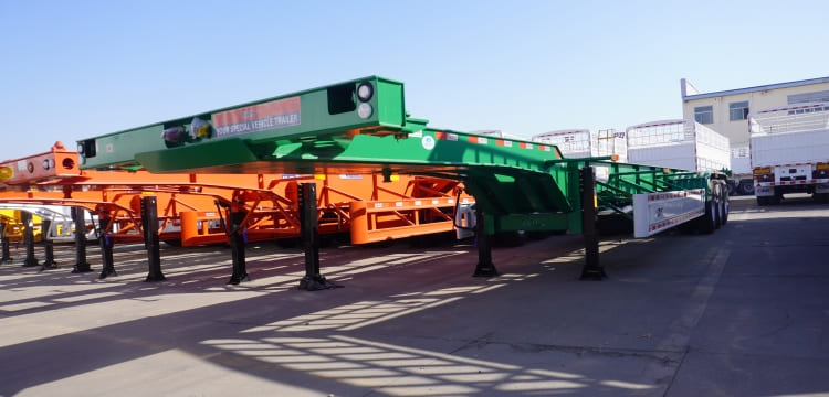 CIMC Tri Axle 40ft Container Chassis Trailer for Sale in Congo