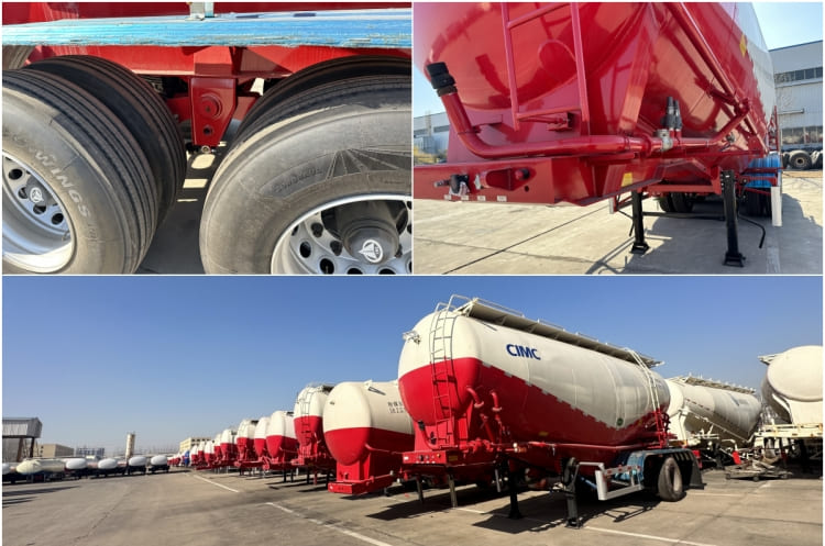CIMC 45 CBM Dry Cement Bulker Trailer for Sale in Jamaica