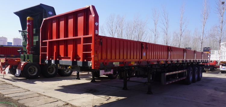 China CIMC 60 Ton Side Wall Semi Trailer for Sale in Zimbabwe