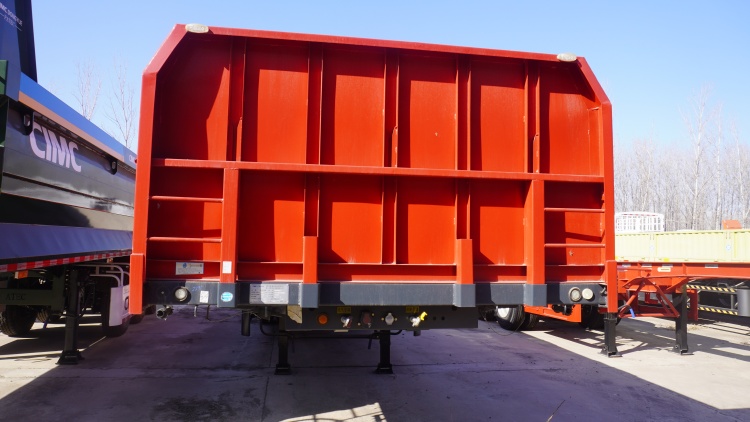 China CIMC 60 Ton Side Wall Semi Trailer for Sale in Zimbabwe