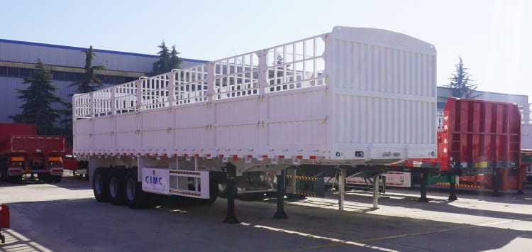 CIMC 60 Ton Livestock Fence Semi Trailer for Sale in Congo Kinshasa