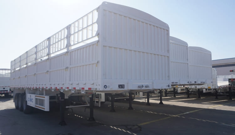 CIMC 60 Ton Livestock Fence Semi Trailer for Sale in Congo Kinshasa