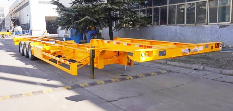 CIMC 40ft Skeleton Container Semi Trailer for Sale in Mauritius