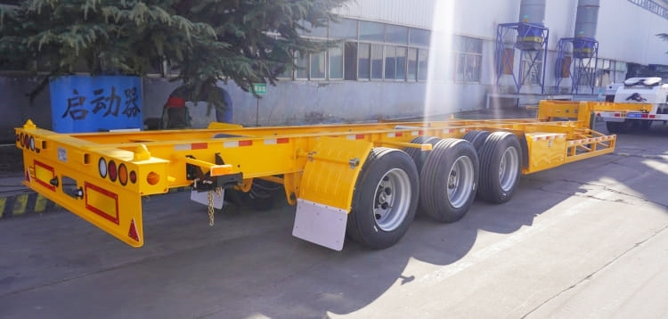 CIMC 40ft Skeleton Container Semi Trailer for Sale in Mauritius