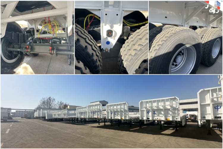CIMC China 3 Axles 40ft Flatbed Semi Trailer with Front Wall for Sale in the Philippines