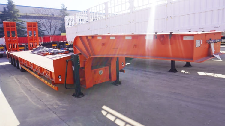 CIMC 4 Axle Pow Loader Truck Trailer for Sale in Madagascar