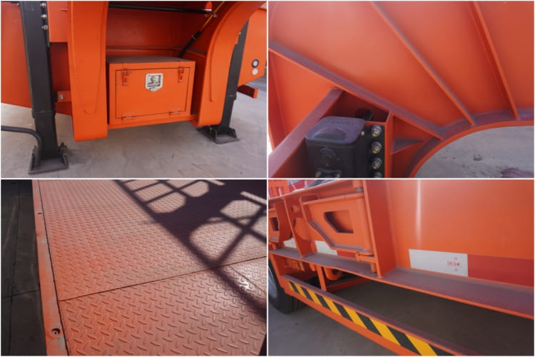 CIMC 4 Axle Pow Loader Truck Trailer for Sale in Madagascar