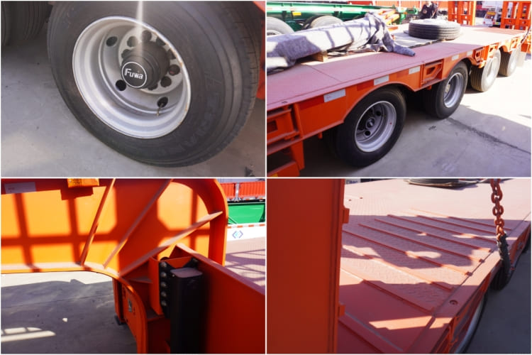 CIMC 4 Axle Pow Loader Truck Trailer for Sale in Madagascar