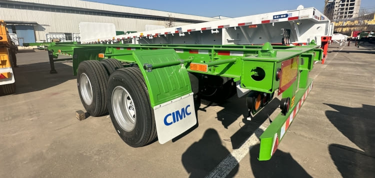 CIMC 2 Axle 40ft Container Chassis Trailer for Sale in Port Sudan