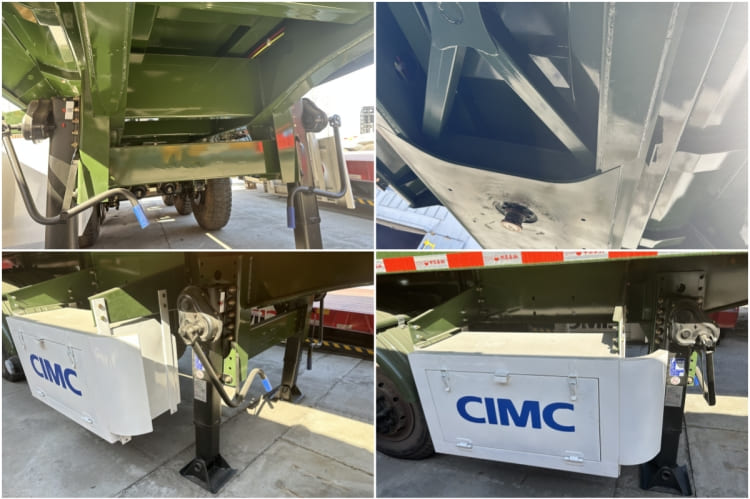 CIMC 3 Axle Hydraulic Semi Tipper Trailer for Sale in Kenya