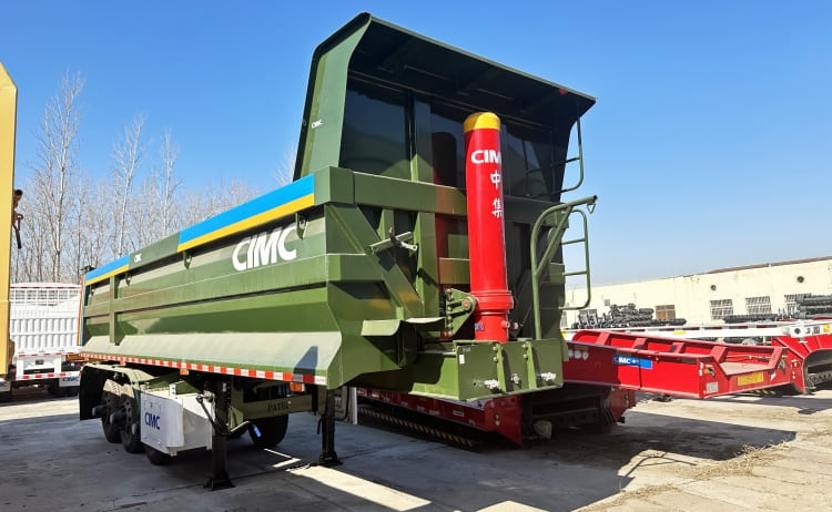 CIMC 3 Axle Hydraulic Semi Tipper Trailer for Sale in Kenya