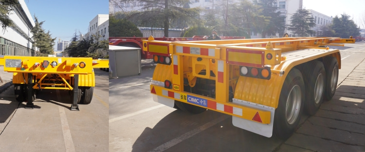 CIMC 20 Ft Sea Container Trailer Chassis for Sale in Mauritius