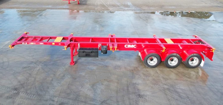 CIMC 40 Ft Shipping Container Trailer Chassis for Sale in Madagascar