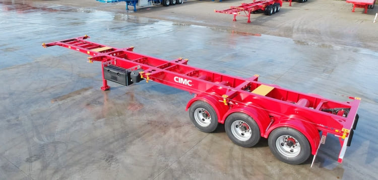 CIMC 40 Ft Shipping Container Trailer Chassis for Sale in Madagascar