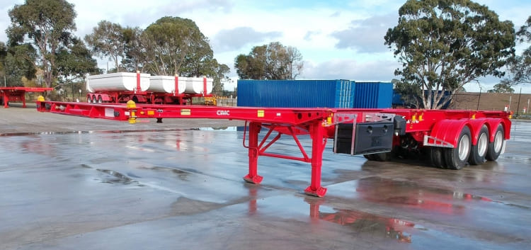 CIMC 40 Ft Shipping Container Trailer Chassis for Sale in Madagascar