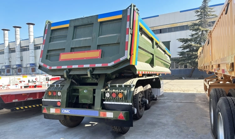 CIMC 3 Axle Hydraulic Semi Tipper Trailer for Sale in Kenya