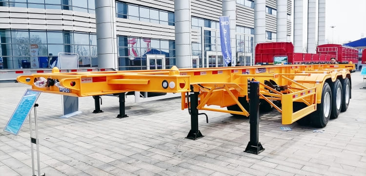 CIMC 40ft Skeleton Container Semi Trailer for Sale