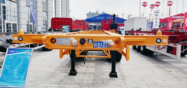 CIMC 40ft Skeleton Container Semi Trailer for Sale