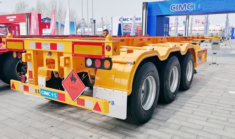 CIMC 40ft Skeleton Container Semi Trailer for Sale
